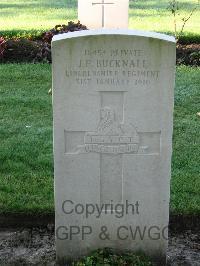 Cite Bonjean Military Cemetery Armentieres - Bucknall, James Frederick