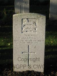 Cite Bonjean Military Cemetery Armentieres - Cambage, G T