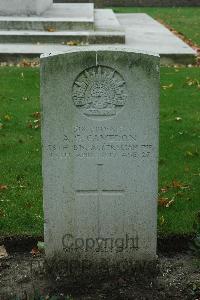 Cite Bonjean Military Cemetery Armentieres - Cameron, Allan Charles