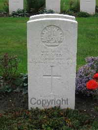 Cite Bonjean Military Cemetery Armentieres - Card, Arthur William