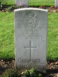 Cite Bonjean Military Cemetery Armentieres - Case, Elliot Dryden