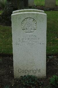 Cite Bonjean Military Cemetery Armentieres - Charleston, Ernest