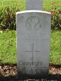 Cite Bonjean Military Cemetery Armentieres - Christian, J