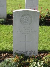 Cite Bonjean Military Cemetery Armentieres - Christie, J