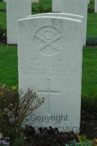 Cite Bonjean Military Cemetery Armentieres - Cleves, Sidney Nichollis