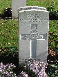 Cite Bonjean Military Cemetery Armentieres - Collier, J