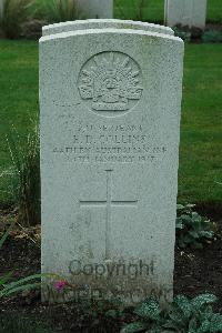 Cite Bonjean Military Cemetery Armentieres - Collins, Edward Duncan