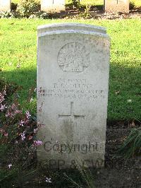 Cite Bonjean Military Cemetery Armentieres - Collins, Thomas Joseph