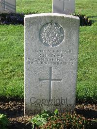 Cite Bonjean Military Cemetery Armentieres - Copas, Robert Henry