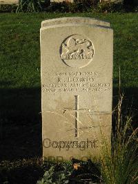 Cite Bonjean Military Cemetery Armentieres - Cordy, Robert John