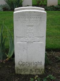 Cite Bonjean Military Cemetery Armentieres - Crabtree, J M