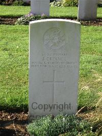 Cite Bonjean Military Cemetery Armentieres - Crinage, J