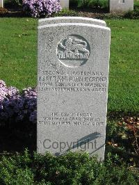 Cite Bonjean Military Cemetery Armentieres - Crone, Bertram John Fenwick