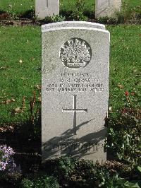 Cite Bonjean Military Cemetery Armentieres - Cross, David Owen