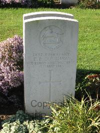 Cite Bonjean Military Cemetery Armentieres - Culshaw, E B