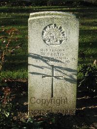 Cite Bonjean Military Cemetery Armentieres - Curtis, Wilfred