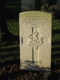 Cite Bonjean Military Cemetery Armentieres - Cuthbertson, J