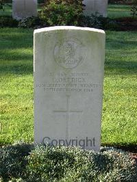 Cite Bonjean Military Cemetery Armentieres - Derrick, C