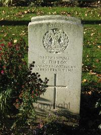 Cite Bonjean Military Cemetery Armentieres - Dillon, R