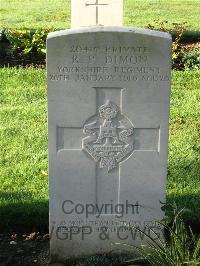 Cite Bonjean Military Cemetery Armentieres - Dimon, Reginald Pierce