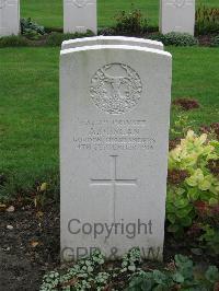 Cite Bonjean Military Cemetery Armentieres - Duncan, A