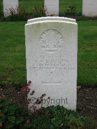 Cite Bonjean Military Cemetery Armentieres - Erickson, Walter William