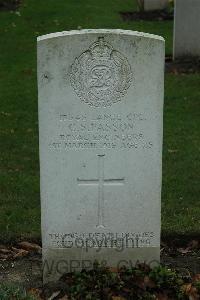 Cite Bonjean Military Cemetery Armentieres - Fasson, George Sidney