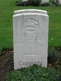 Cite Bonjean Military Cemetery Armentieres - Frazer, Frederick James