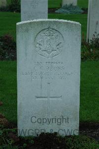 Cite Bonjean Military Cemetery Armentieres - Gibbons, C