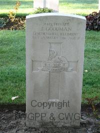 Cite Bonjean Military Cemetery Armentieres - Goodman, John