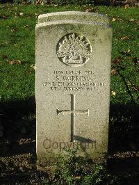 Cite Bonjean Military Cemetery Armentieres - Gorring, Stanley