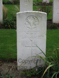 Cite Bonjean Military Cemetery Armentieres - Gray, W