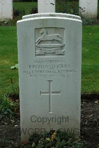 Cite Bonjean Military Cemetery Armentieres - Grey, Reginald