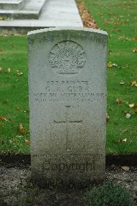 Cite Bonjean Military Cemetery Armentieres - Gurr, Gilbert Rees