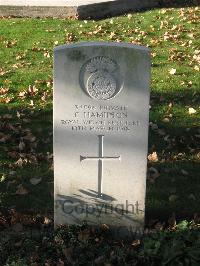 Cite Bonjean Military Cemetery Armentieres - Hamilton, C