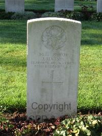 Cite Bonjean Military Cemetery Armentieres - Harvie, J