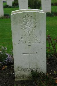 Cite Bonjean Military Cemetery Armentieres - Haslam, E