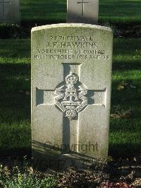 Cite Bonjean Military Cemetery Armentieres - Hawkins, J F