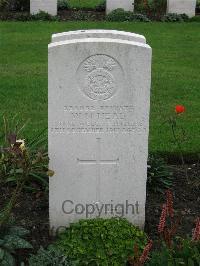 Cite Bonjean Military Cemetery Armentieres - Head, W H