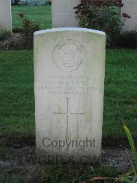 Cite Bonjean Military Cemetery Armentieres - Hocking, F