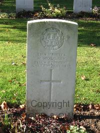 Cite Bonjean Military Cemetery Armentieres - Holgate, H