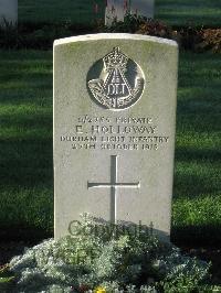 Cite Bonjean Military Cemetery Armentieres - Holloway, E