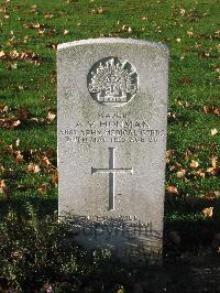 Cite Bonjean Military Cemetery Armentieres - Honman, Andrew Victor