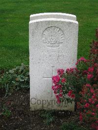 Cite Bonjean Military Cemetery Armentieres - Hughes, John Peter