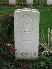 Cite Bonjean Military Cemetery Armentieres - Johnson, Leslie John