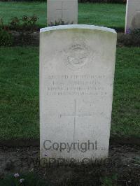 Cite Bonjean Military Cemetery Armentieres - Johnston, Herbert Augustus