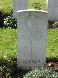 Cite Bonjean Military Cemetery Armentieres - Jones, C D