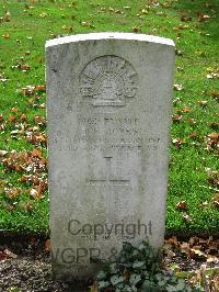 Cite Bonjean Military Cemetery Armentieres - Jones, Edward Herbert