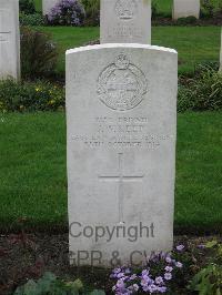 Cite Bonjean Military Cemetery Armentieres - Keef, J W