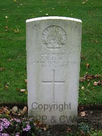 Cite Bonjean Military Cemetery Armentieres - Kemp, Alexander Robert